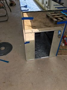 mirror dog house installation