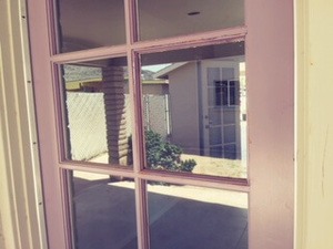 old style french door tempered glass