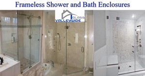 frameless shower door contractor Valleywide Glass