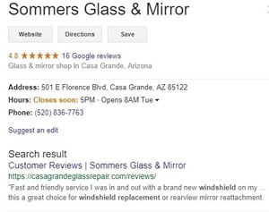 glass company referral